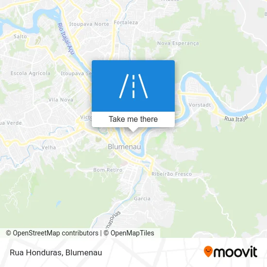 Rua Honduras map