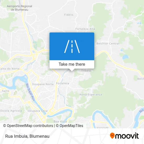 Rua Imbuia map