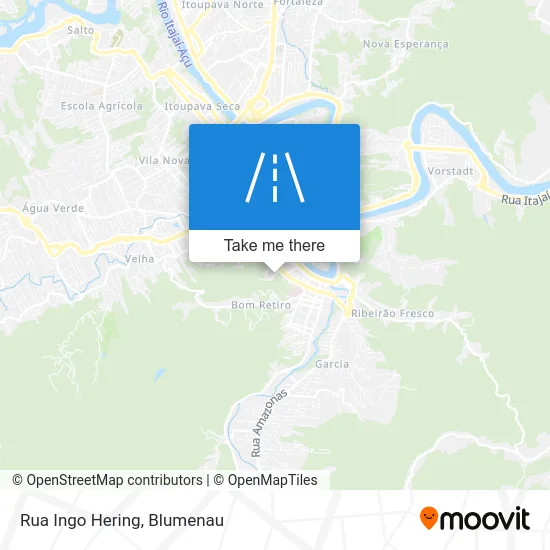 Rua Ingo Hering map