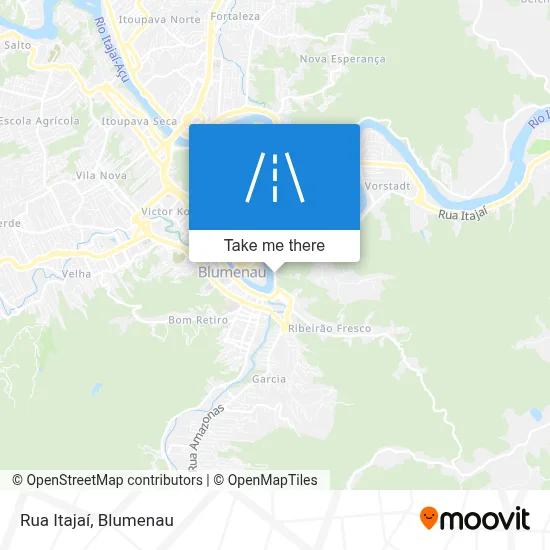 Rua Itajaí map