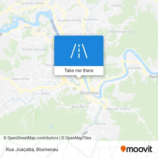 Rua Joaçaba map