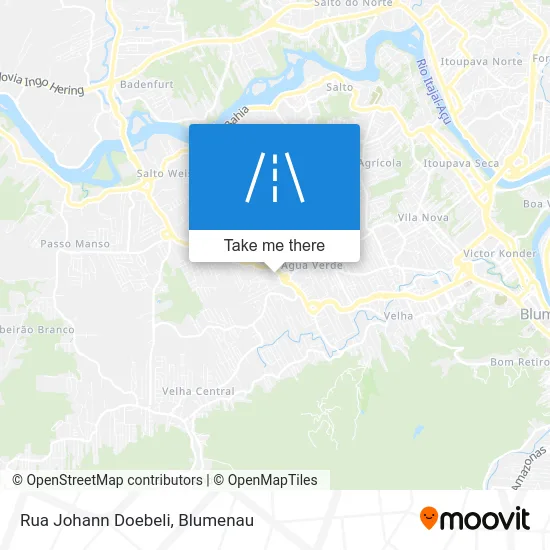 Rua Johann Doebeli map