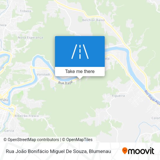 Rua João Bonifácio Miguel De Souza map