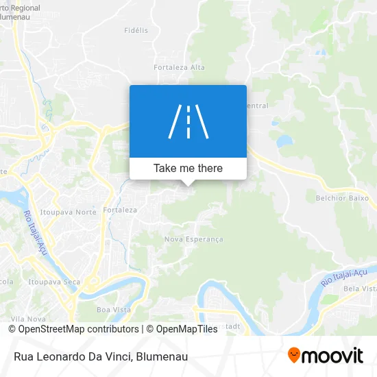 Rua Leonardo Da Vinci map