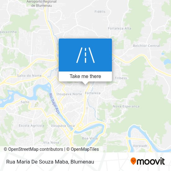 Rua Maria De Souza Maba map