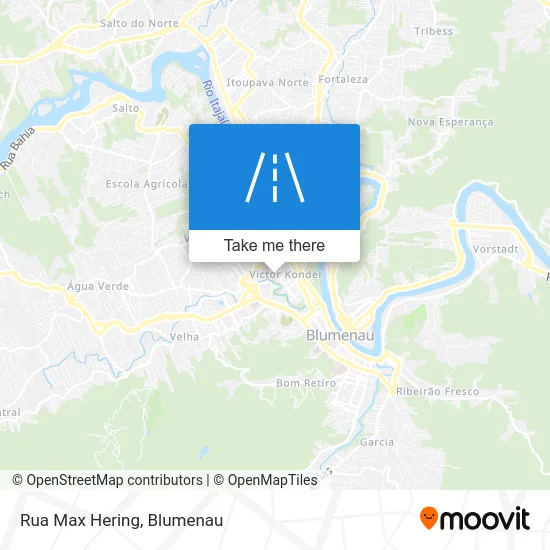 Rua Max Hering map