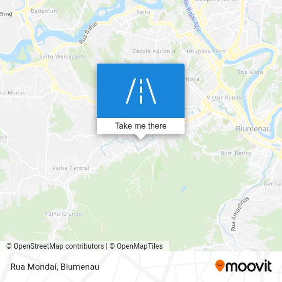 Rua Mondaí map