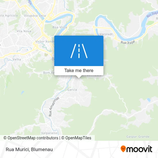 Rua Murici map