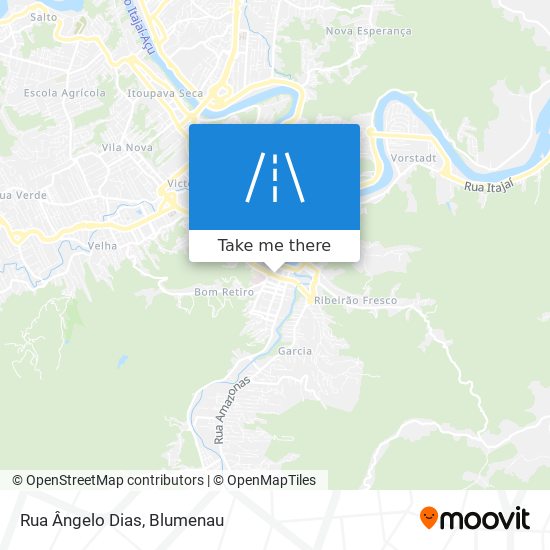 Mapa Rua Ângelo Dias