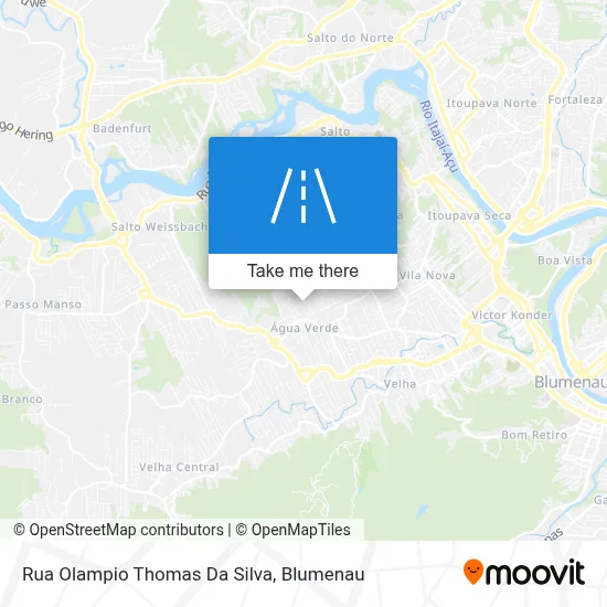 Rua Olampio Thomas Da Silva map