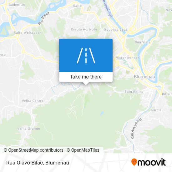 Rua Olavo Bilac map