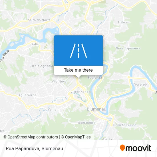 Rua Papanduva map