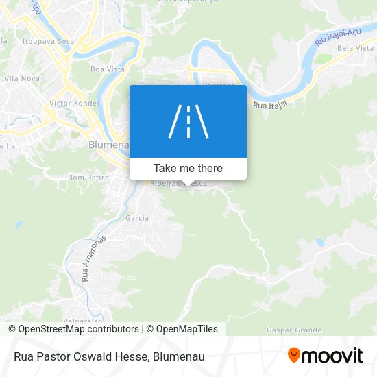 Rua Pastor Oswald Hesse map