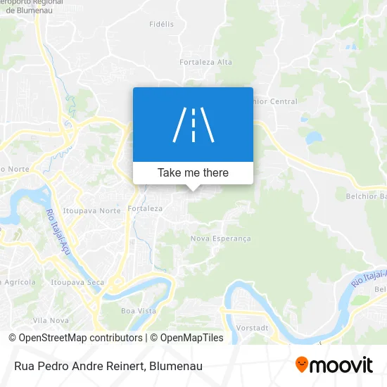 Rua Pedro Andre Reinert map