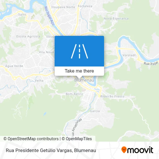 Rua Presidente Getúlio Vargas map
