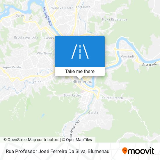 Mapa Rua Professor José Ferreira Da Silva