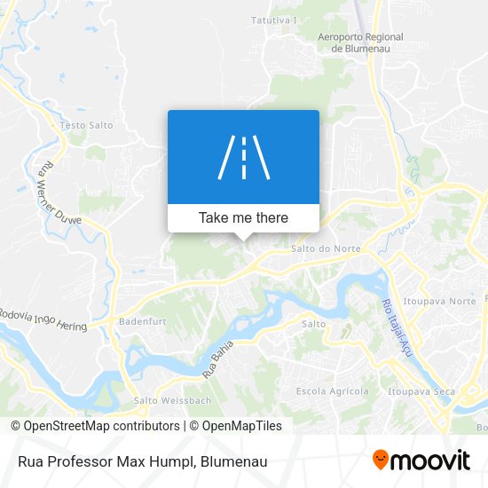 Rua Professor Max Humpl map