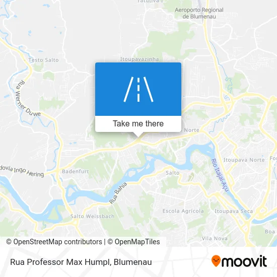 Rua Professor Max Humpl map