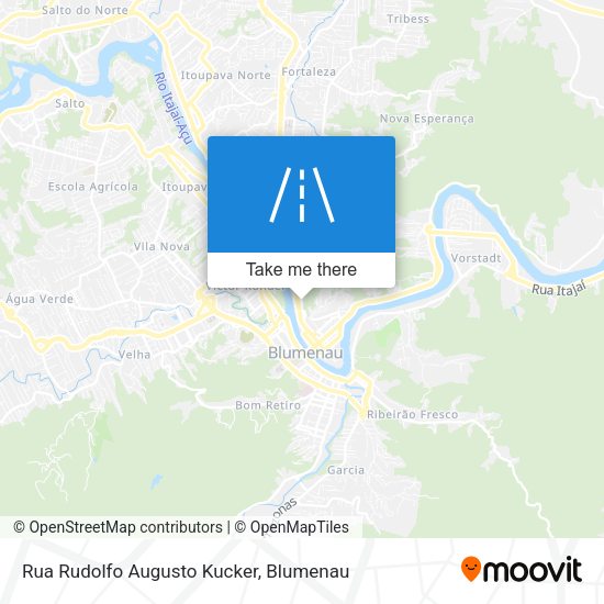 Rua Rudolfo Augusto Kucker map