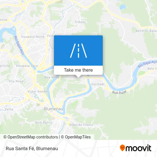 Rua Santa Fé map