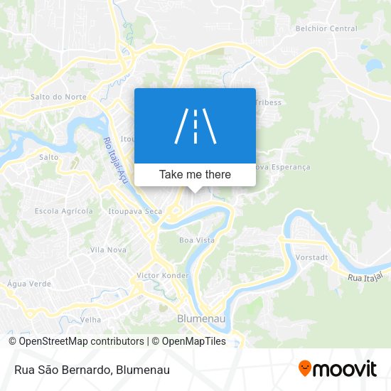 Rua São Bernardo map
