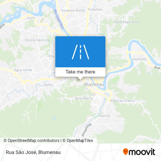 Rua São José map