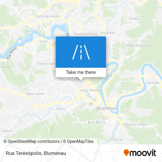 Rua Teresópolis map