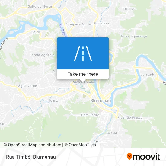 Rua Timbó map