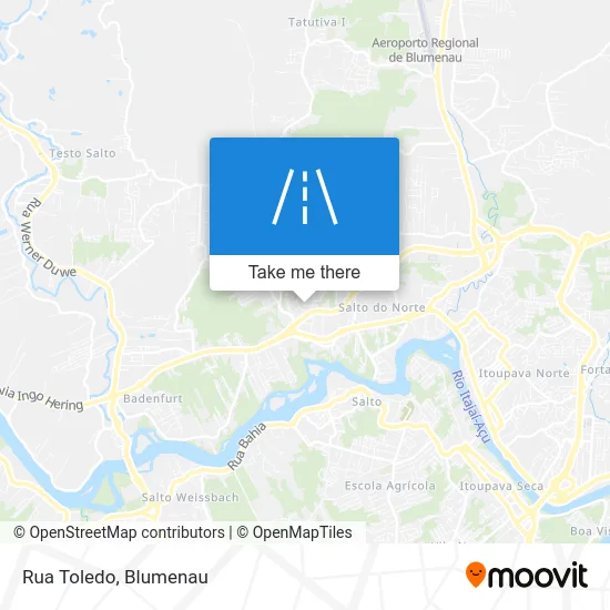 Rua Toledo map
