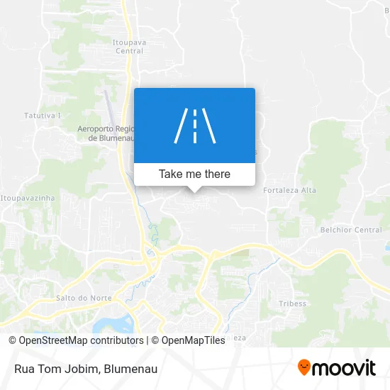 Rua Tom Jobim map