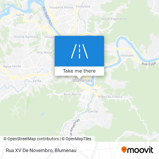 Mapa Rua XV De Novembro