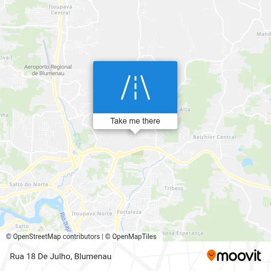 Rua 18 De Julho map