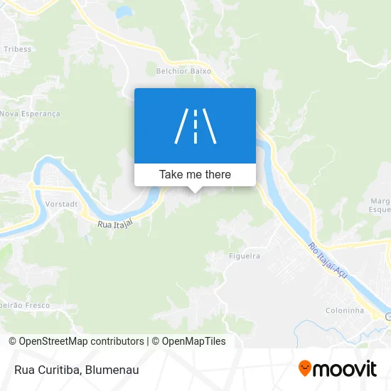 Rua Curitiba map