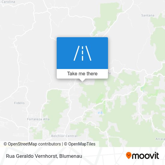 Rua Geraldo Vernhorst map