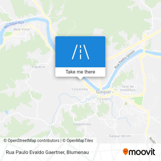 Rua Paulo Evaldo Gaertner map