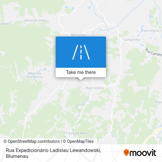 Rua Expedicionário Ladislau Lewandowski map