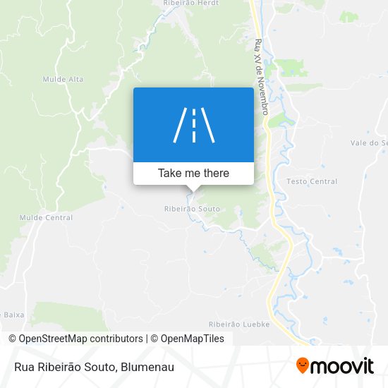 Rua Ribeirão Souto map