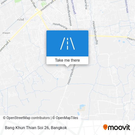 Bang Khun Thian Soi 26 map