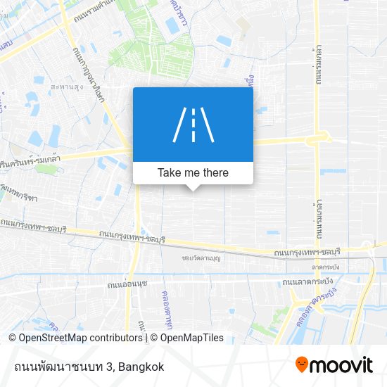 ถนนพัฒนาชนบท 3 map