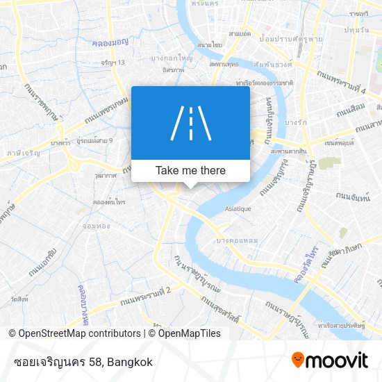ซอยเจริญนคร 58 map