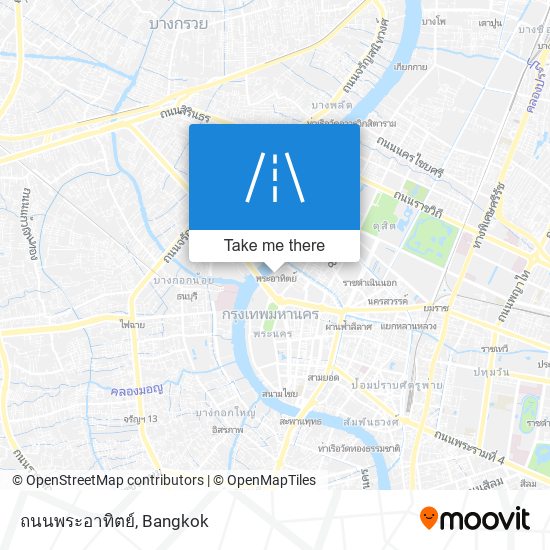 ถนนพระอาทิตย์ map