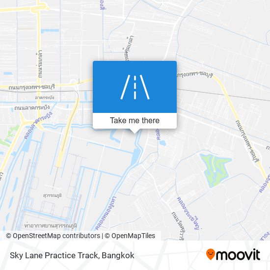 Sky Lane Practice Track map