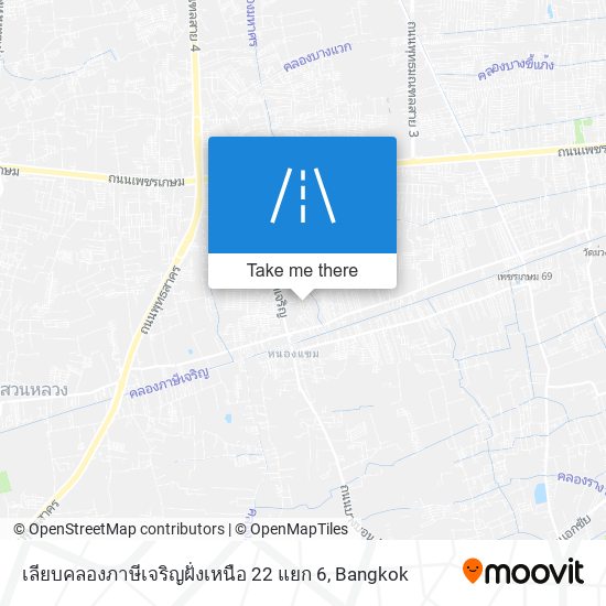 เลียบคลองภาษีเจริญฝั่งเหนือ 22 แยก 6 map