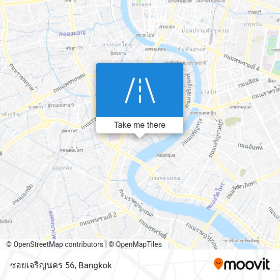 ซอยเจริญนคร 56 map