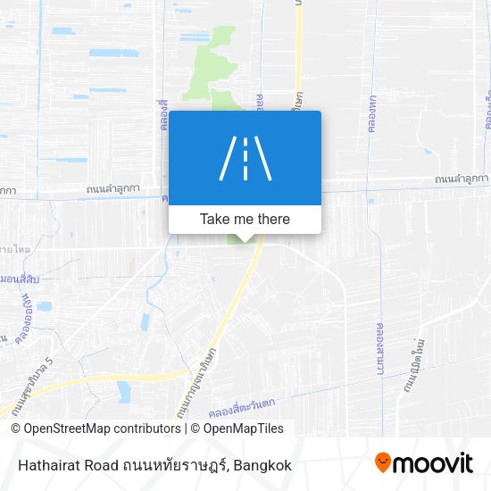 Hathairat Road ถนนหทัยราษฎร์ map