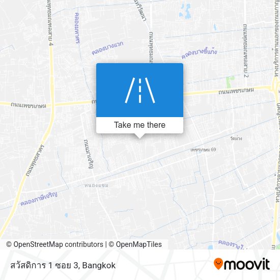 สวัสดิการ 1 ซอย 3 map