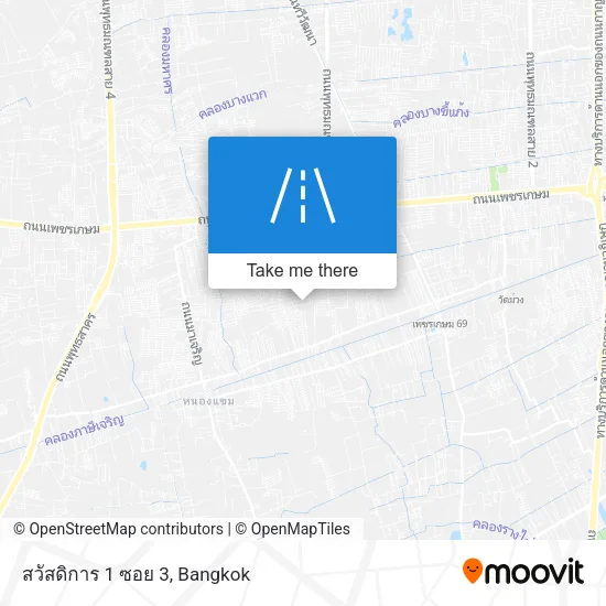 สวัสดิการ 1 ซอย 3 map