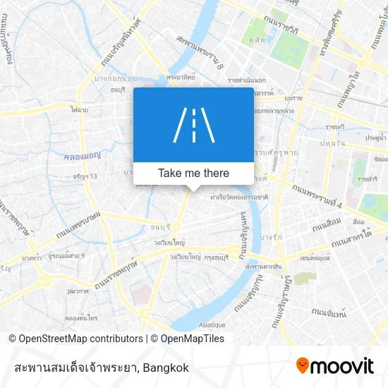 สะพานสมเด็จเจ้าพระยา map