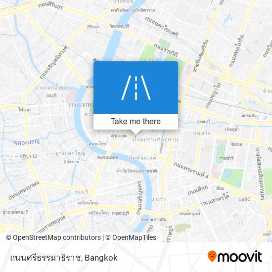 ถนนศรีธรรมาธิราช map