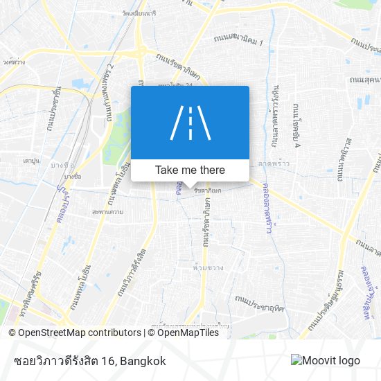 ซอยวิภาวดีรังสิต 16 map